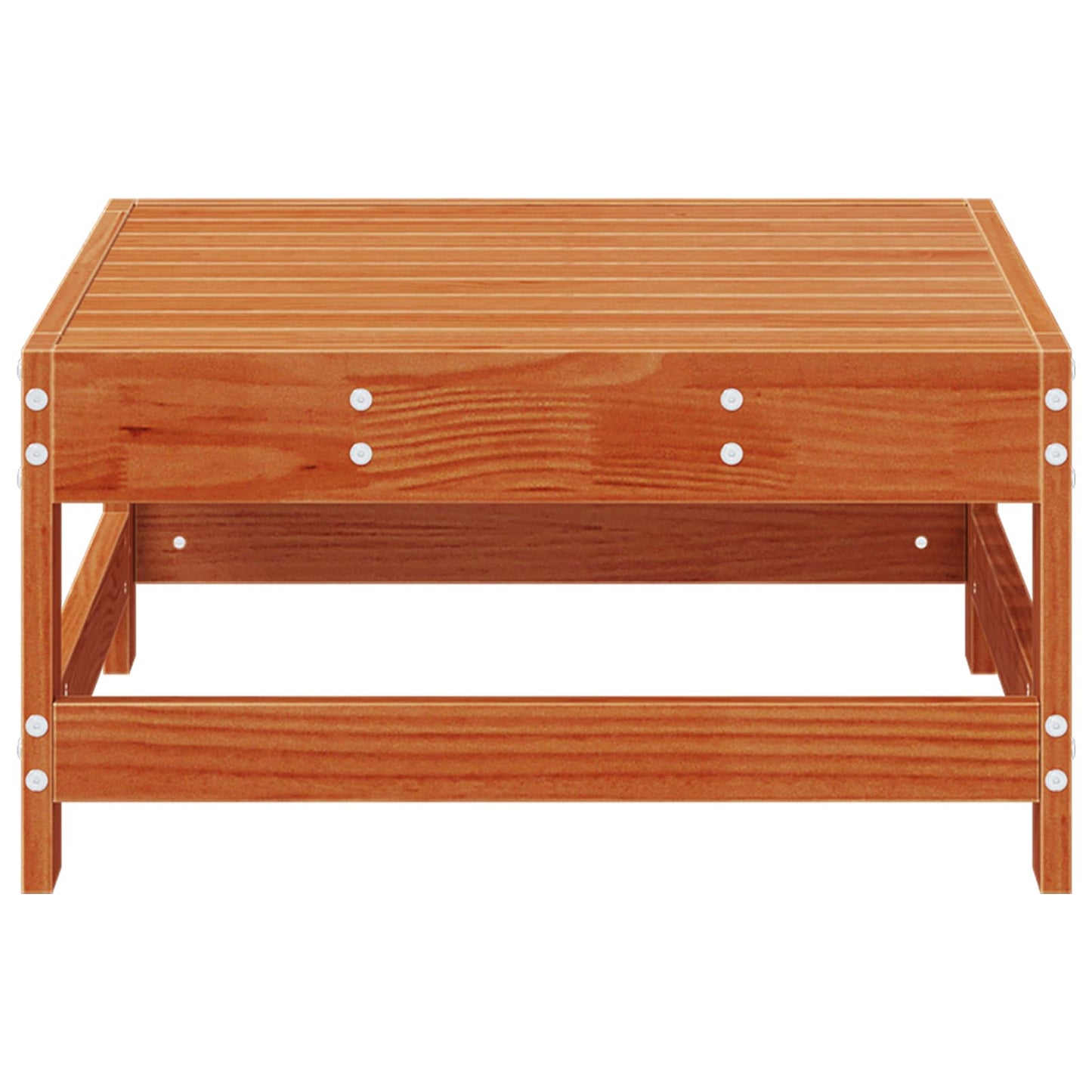 Tuinvoetsteun Massief grenenhout Wasbruin 62 x 62 x 32 cm
