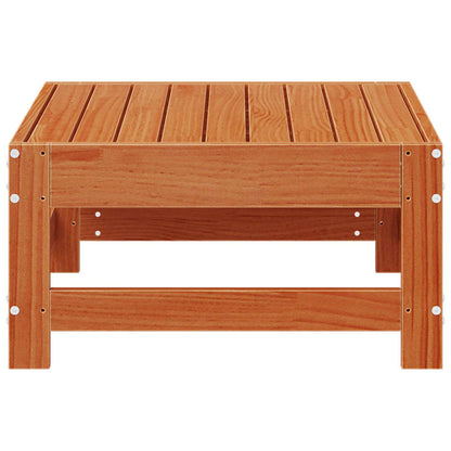 Tuinvoetsteun Massief grenenhout Wasbruin 62 x 62 x 32 cm