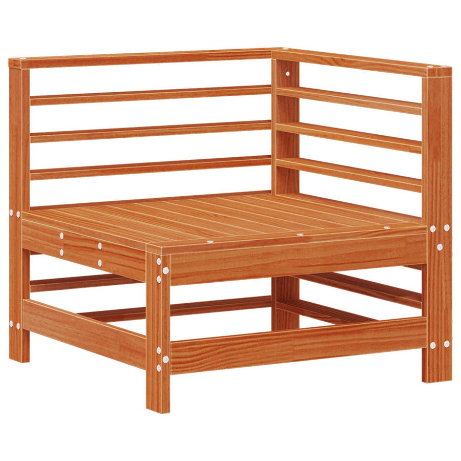 Sectie Sofa Eenheden 3 Stuk Wasbruin Massief grenenhout