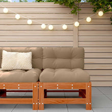 Tuin Midden Sofa Massief grenenhout Wasbruin