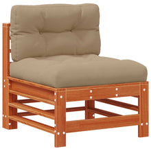 Tuin Midden Sofa Massief grenenhout Wasbruin