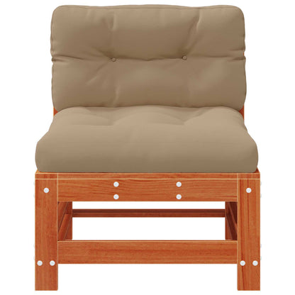Tuin Midden Sofa Massief grenenhout Wasbruin