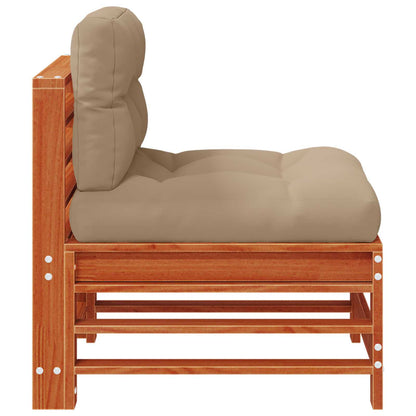 Tuin Midden Sofa Massief grenenhout Wasbruin