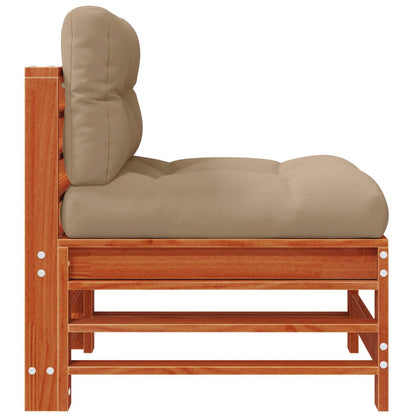 Tuin Midden Sofa Massief grenenhout Wasbruin