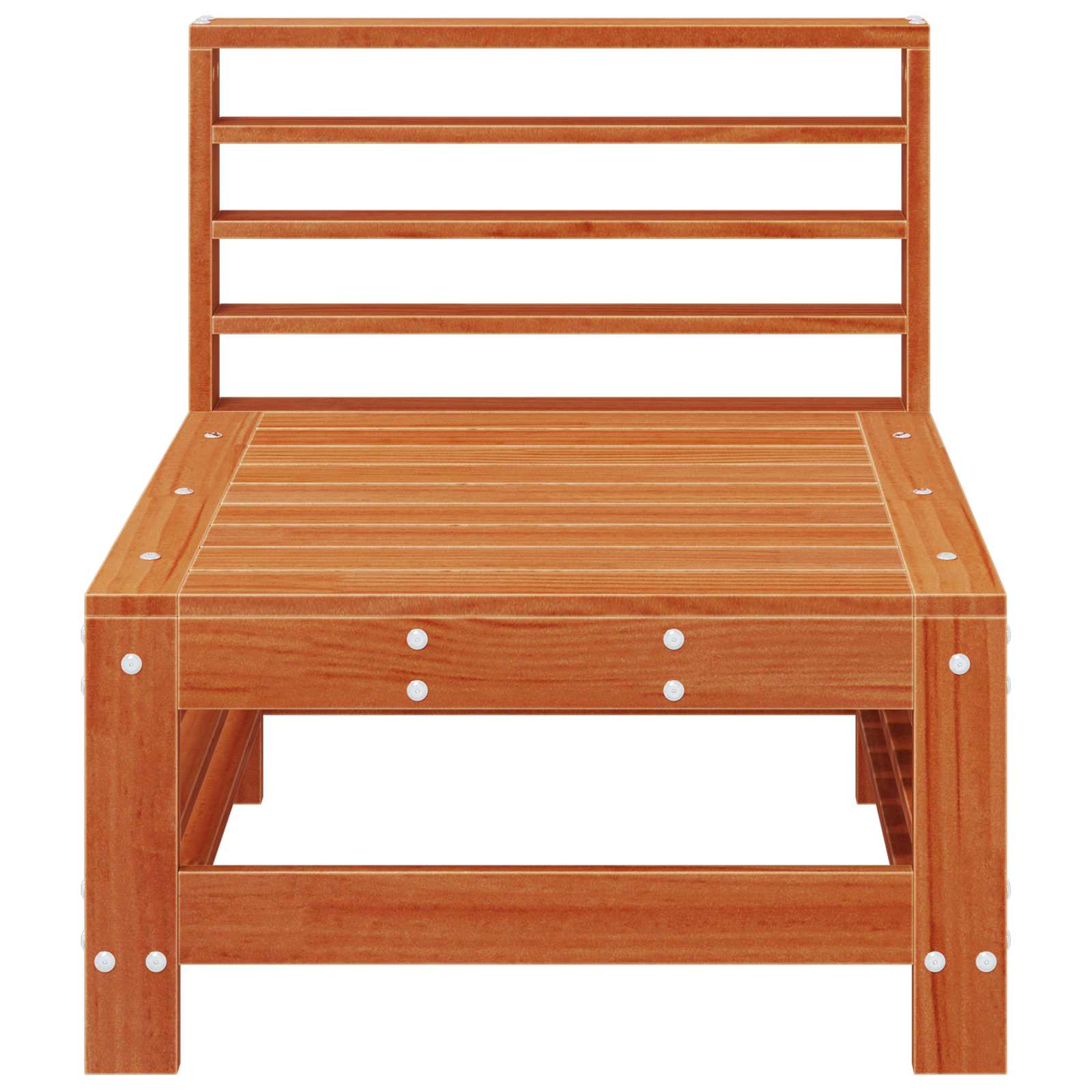 Sectie Sofa Eenheden Massief Vurenhout Waskleur Bruin Was bruin pijnboom Middenbank