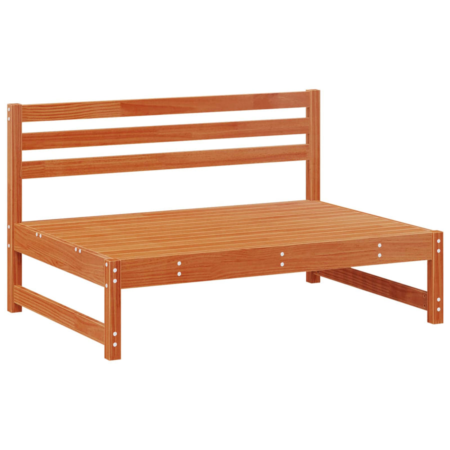 3 Stuk Sectie Sofa Eenheden Massief Vurenhout Waskleur Bruin Was bruin pijnboom