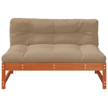 3 Stuk Sectie Sofa Eenheden Massief Vurenhout Waskleur Bruin Was bruin pijnboom