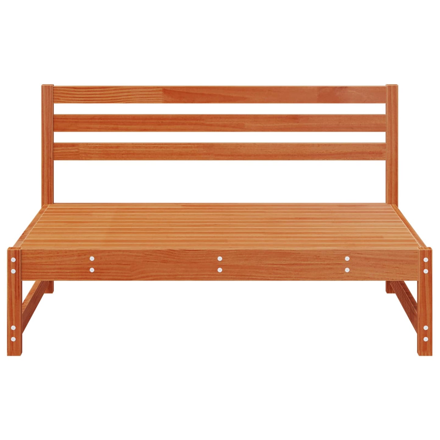 Sectie Sofa Eenheden Massief Vurenhout Waskleur Bruin Was bruin pijnboom Middenbank