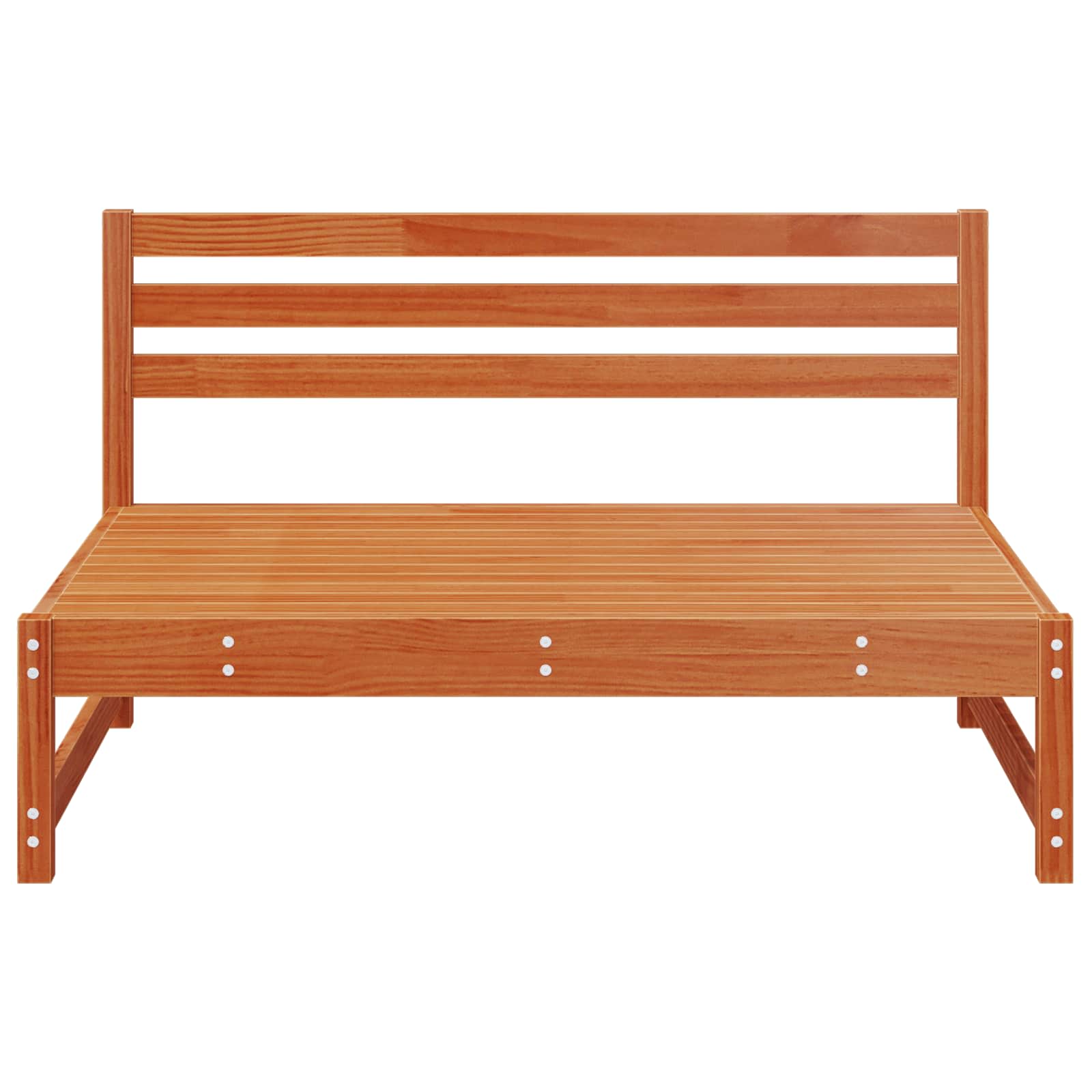 Sectie Sofa Eenheden Massief Vurenhout Waskleur Bruin Was bruin pijnboom Middenbank
