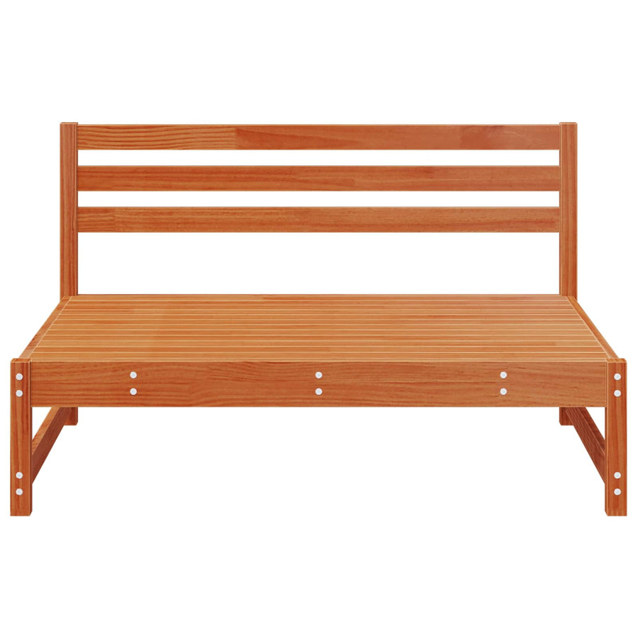 Sectie Sofa Eenheden Massief Vurenhout Waskleur Bruin Was bruin pijnboom Middenbank