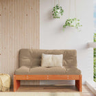 Modulaire tuinbank massief grenenhout was bruin 120x95x69 cm