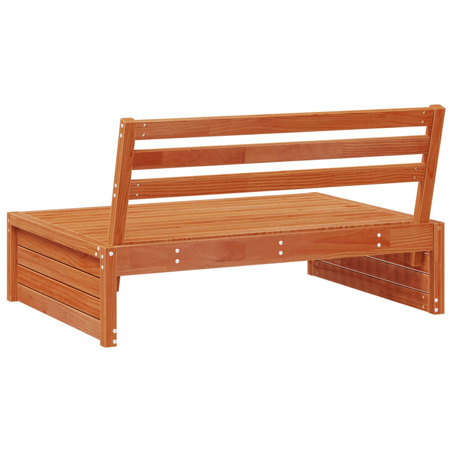 Sectie Sofa Eenheden Massief Vurenhout Waskleur Bruin Was bruin pijnboom
