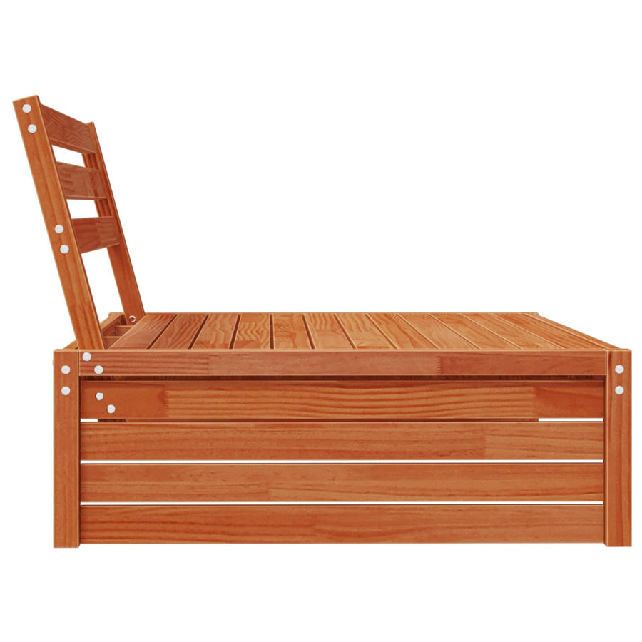 Sectie Sofa Eenheden Massief Vurenhout Waskleur Bruin Was bruin pijnboom
