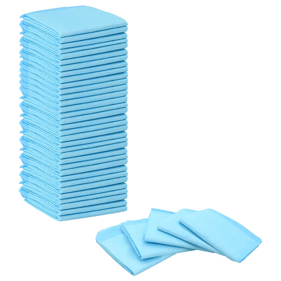 Trainingspad voor Huisdieren 50 pcs Blauw en Wit 60 x 45 cm