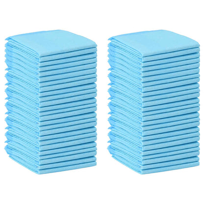 Trainingspad voor Huisdieren 50 pcs Blauw en Wit 60 x 45 cm