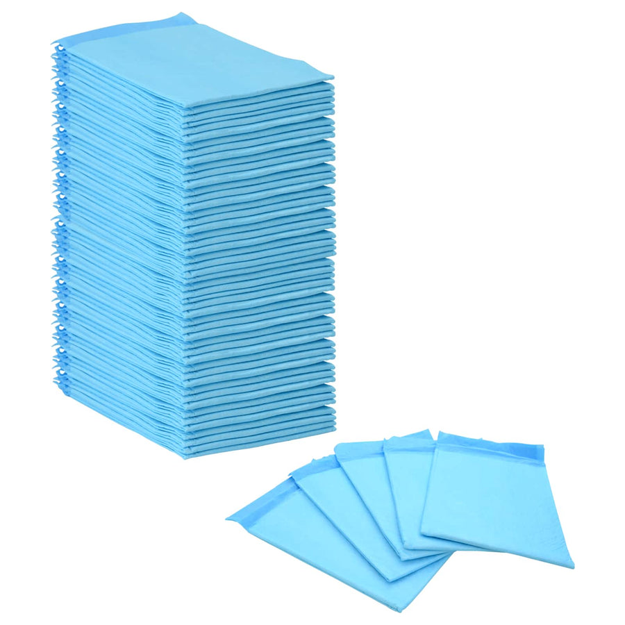 Trainingspad voor Huisdieren 50 pcs Blauw en Wit 60 x 60 cm