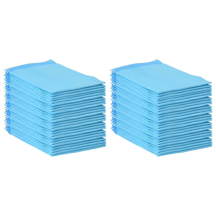 Trainingspad voor Huisdieren 50 pcs Blauw en Wit 60 x 60 cm