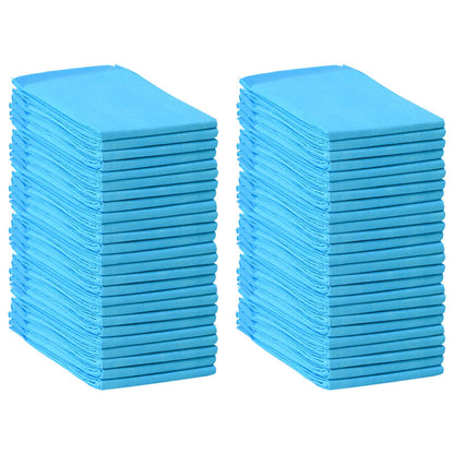 Trainingspad voor Huisdieren 50 pcs Blauw en Wit 90 x 60 cm