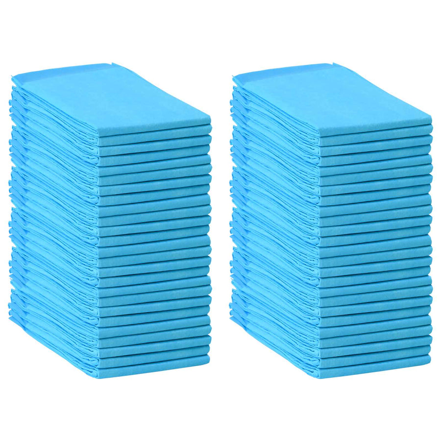 Trainingspad voor Huisdieren 50 pcs Blauw en Wit 90 x 60 cm