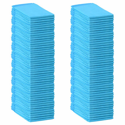 Trainingspad voor Huisdieren 100 pcs Blauw en Wit 120 x 80 cm