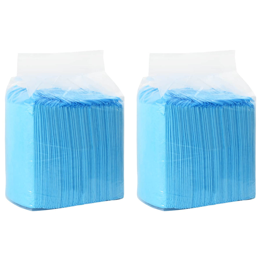Trainingspad voor Huisdieren 100 pcs Blauw en Wit 120 x 80 cm