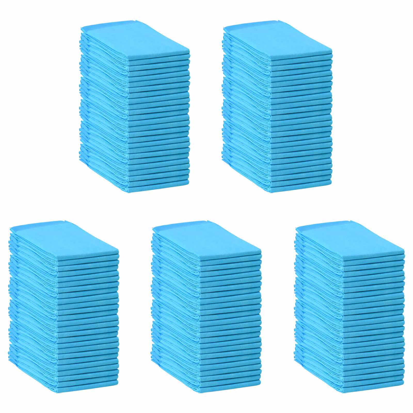 Trainingspad voor Huisdieren 300 pcs Blauw en Wit 120 x 80 cm