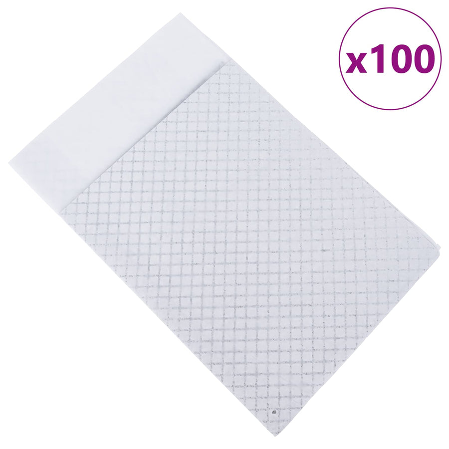 Trainingspad voor Huisdieren Effen 100 pcs 90 x 60 cm