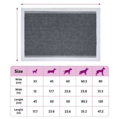 Trainingspad voor Huisdieren Effen 50 pcs 120 x 80 cm