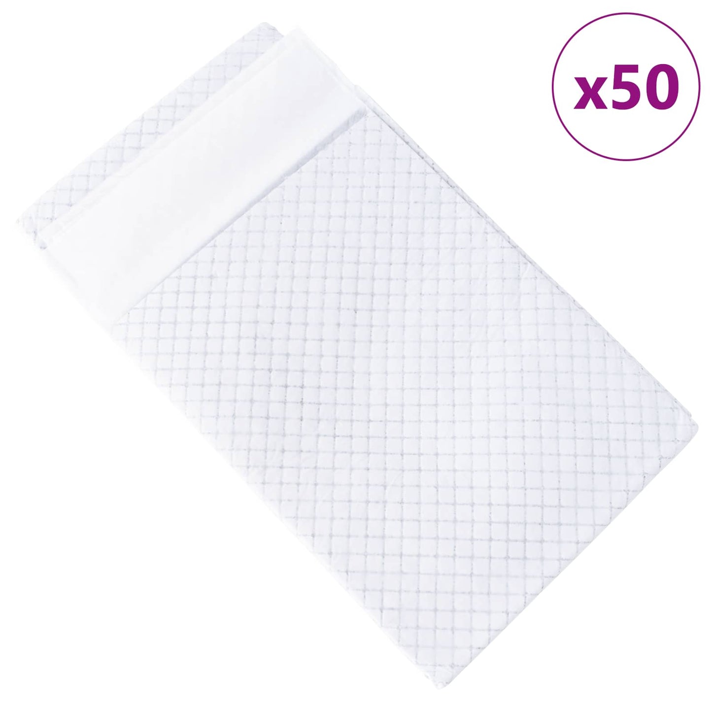 Trainingspad voor Huisdieren Effen 50 pcs 120 x 80 cm