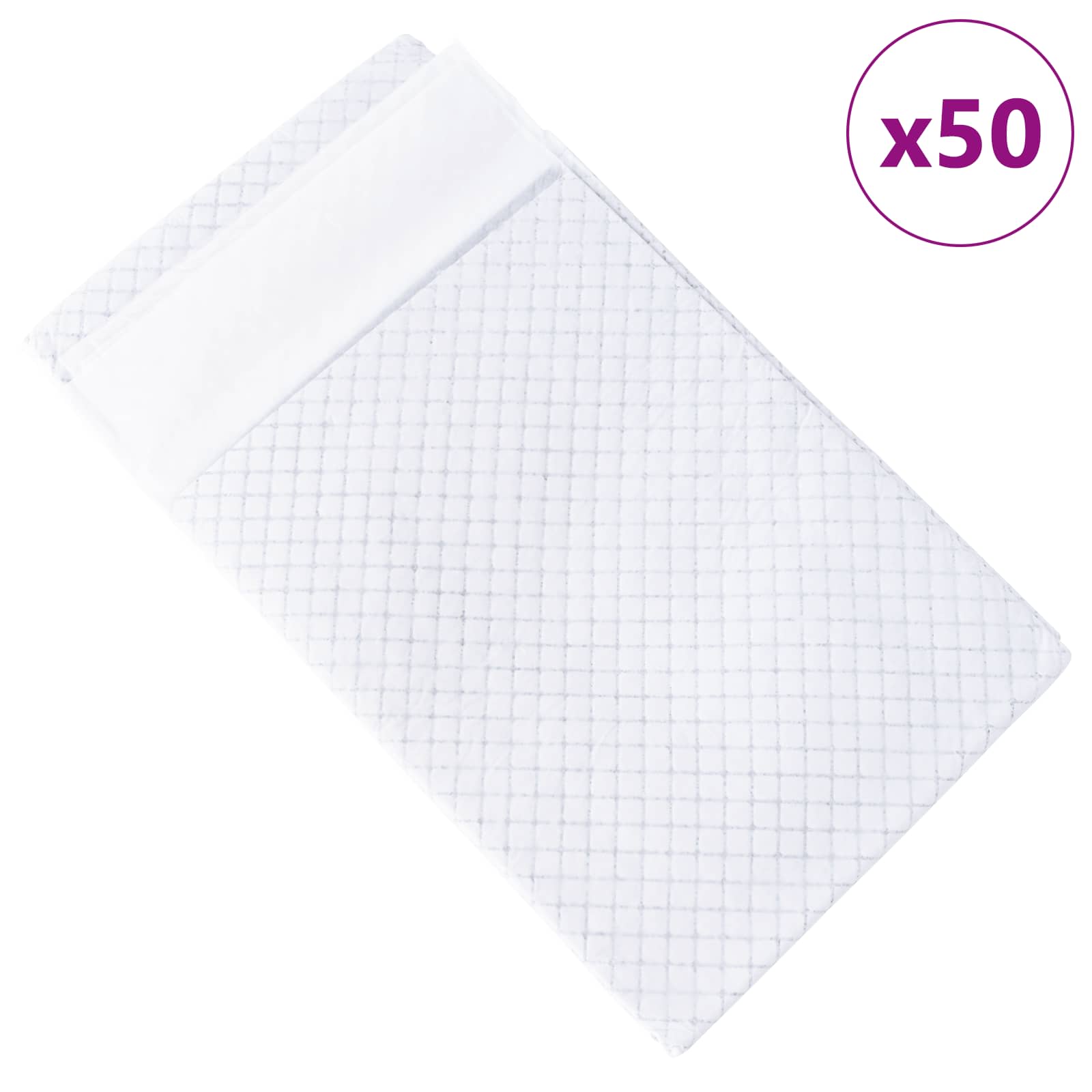 Trainingspad voor Huisdieren Effen 50 pcs 120 x 80 cm