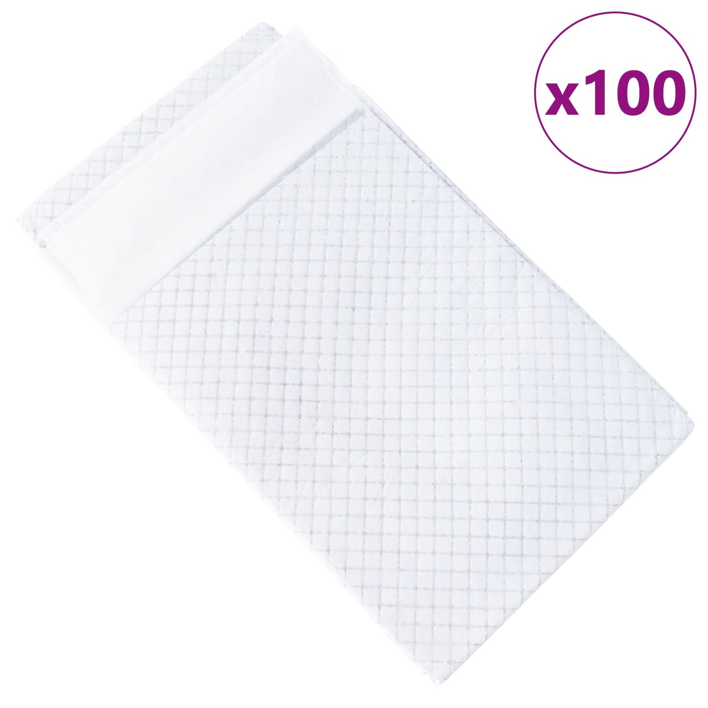 Trainingspad voor Huisdieren Effen 100 pcs 120 x 80 cm