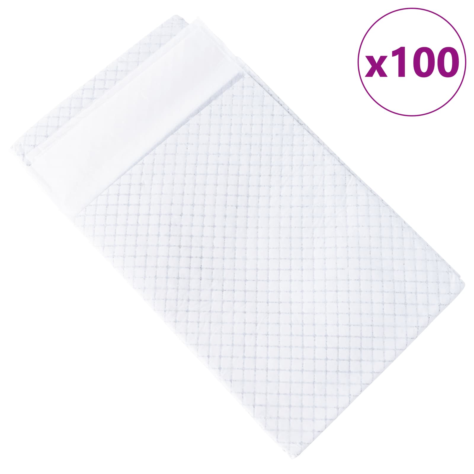 Trainingspad voor Huisdieren Effen 100 pcs 120 x 80 cm