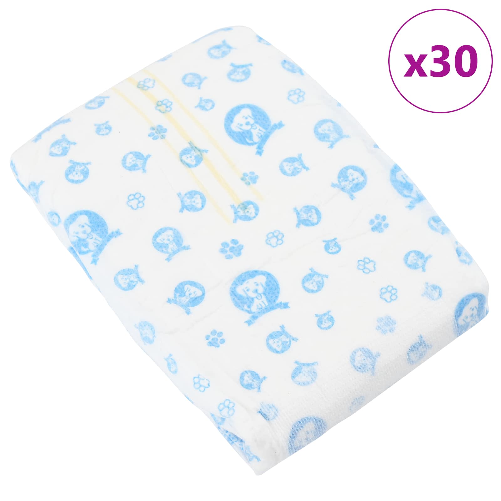 Wegwerphondendiensten Mannelijk 30 Pcs Wit M Mannelijk-S