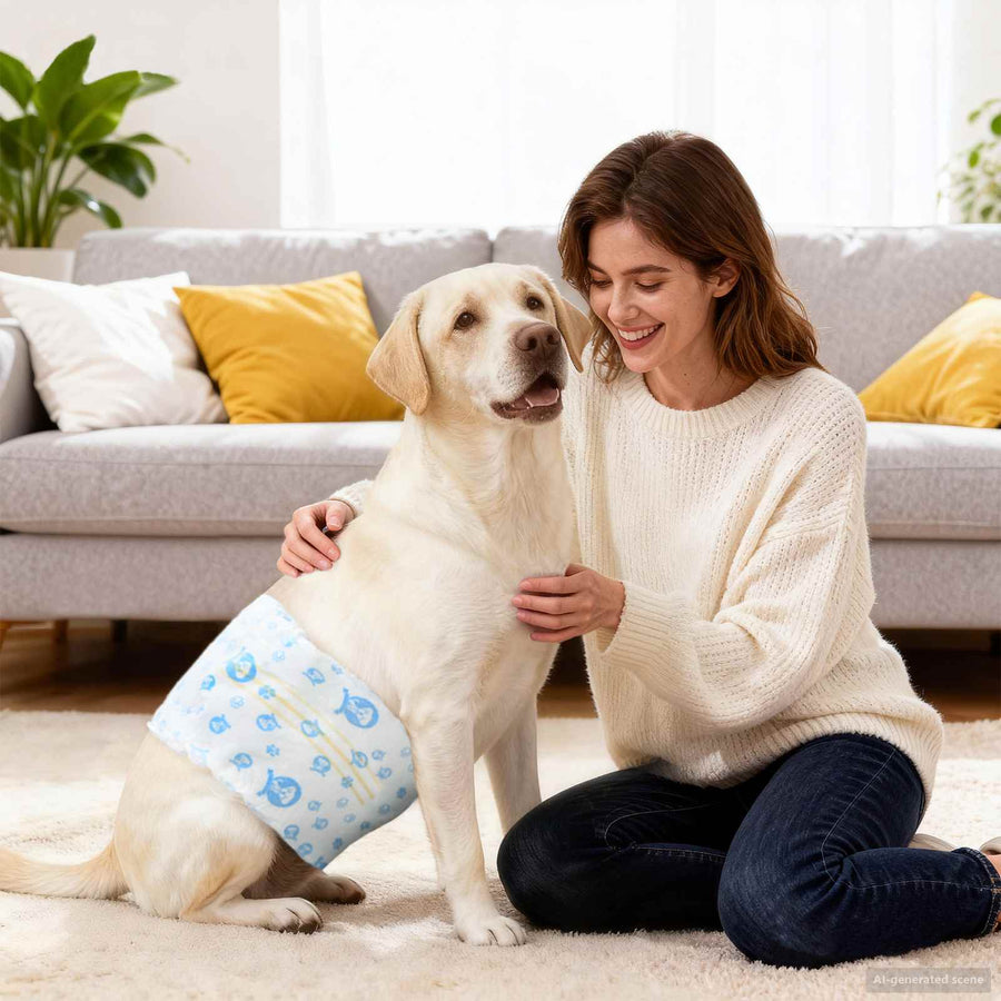 Wegwerphondendiensten Mannelijk 30 Pcs Wit Xl Mannelijk-L