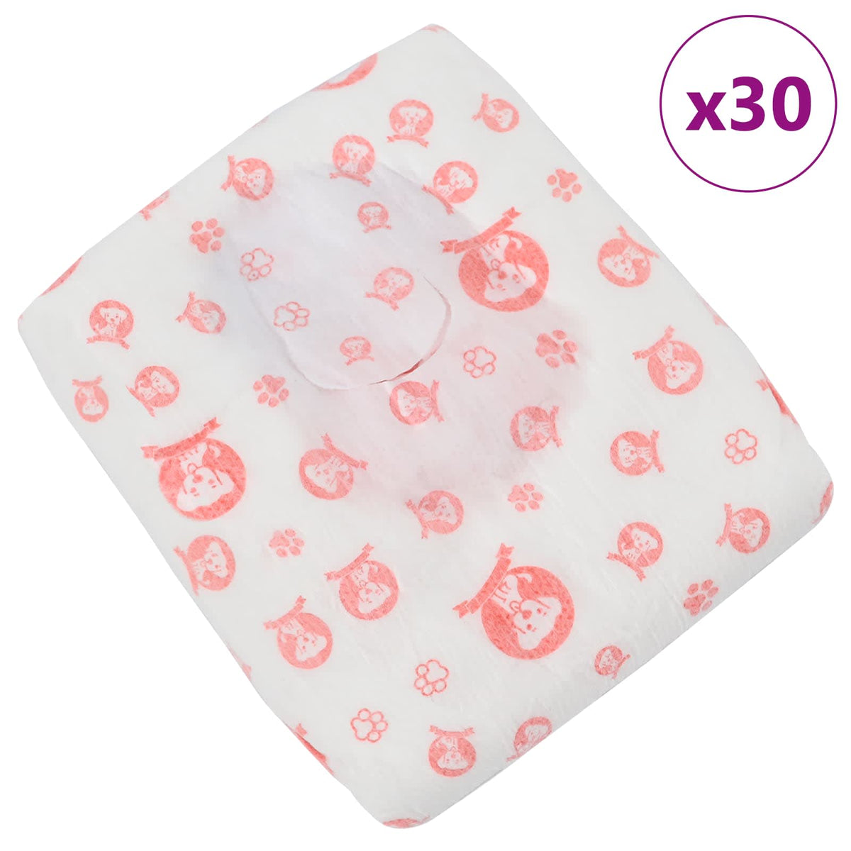 Wegwerpdoggyluier Voor Teefjes 30 Pcs Wit Xs Vrouwelijk-XS