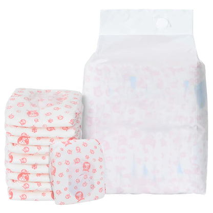 Wegwerpdoggyluier voor teefjes 50 pcs Wit XS
