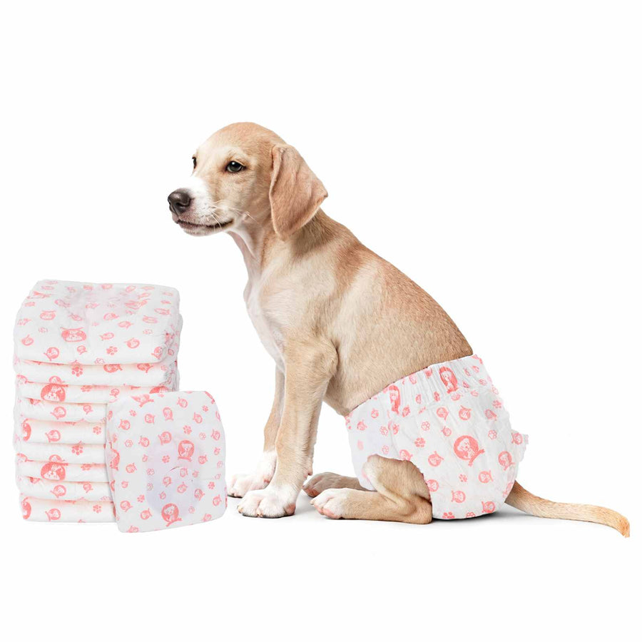 Wegwerpdoggyluier Voor Teefjes 30 Pcs Wit S Vrouwelijk-S