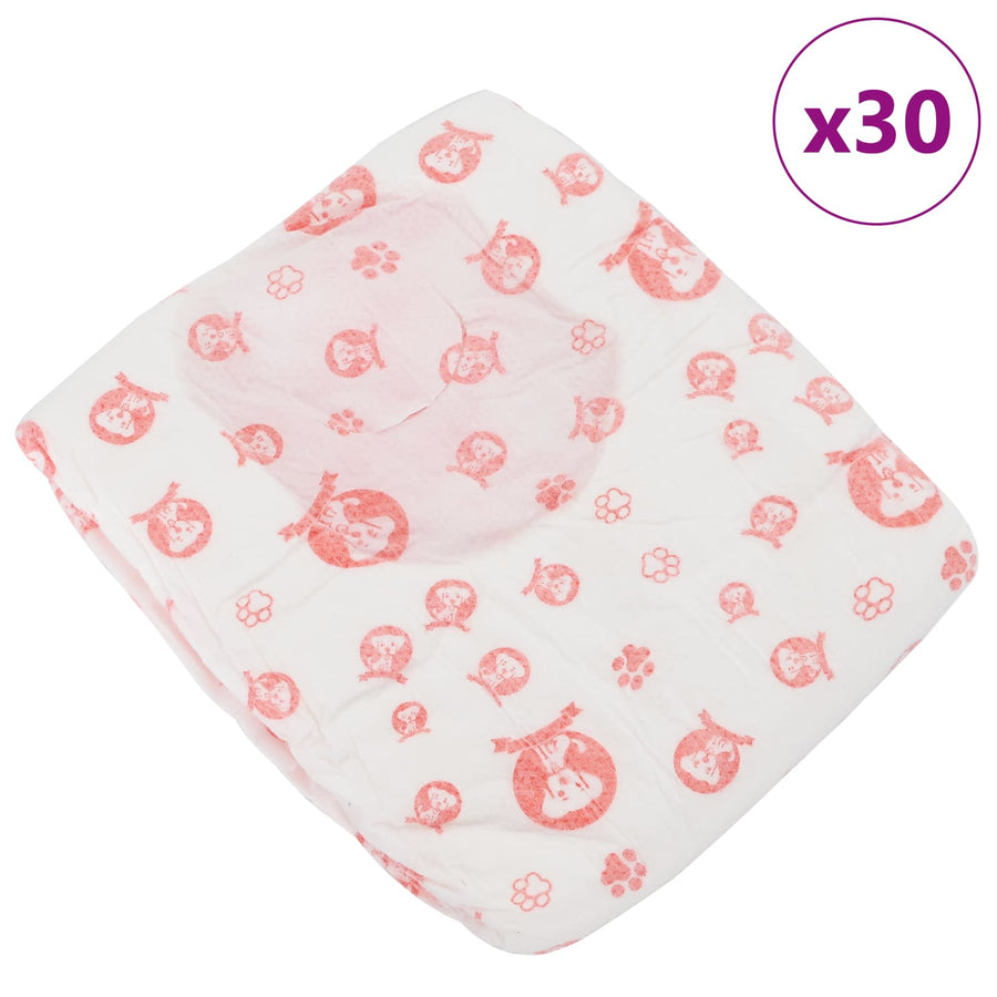 Wegwerpdoggyluier Voor Teefjes 30 Pcs Wit S Vrouwelijk-S