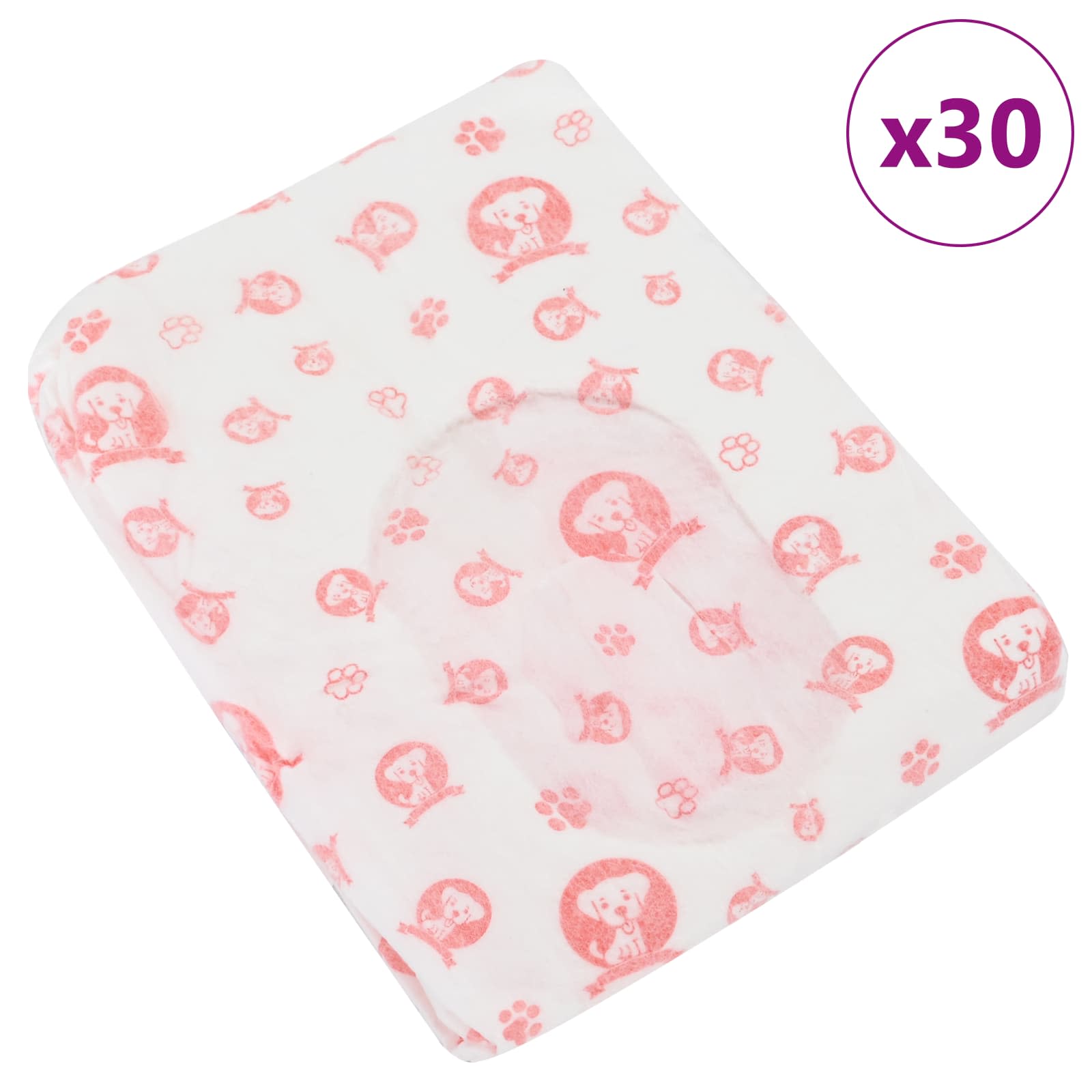 Wegwerpdoggyluier Voor Teefjes 30 Pcs Wit L Vrouwelijk-L