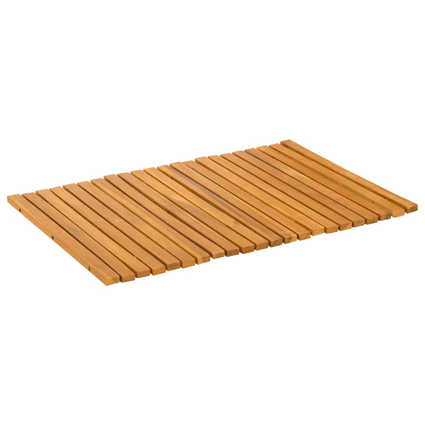 Badmat Effen Bruin 60 x 40 cm Hout