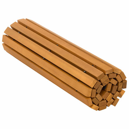 Badmat Effen Bruin 80 x 50 cm Hout