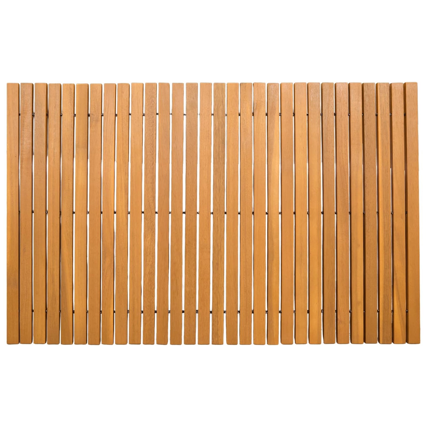 Badmat Effen Bruin 80 x 50 cm Hout