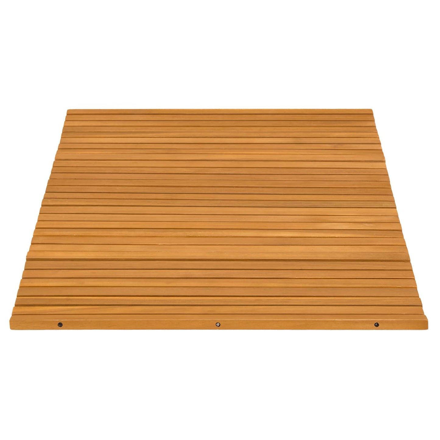 Badmat Effen Bruin 80 x 50 cm Hout