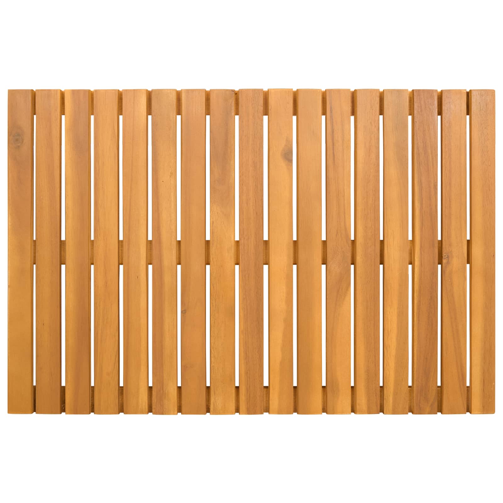 Badmat Effen Bruin 60 x 40 cm Hout