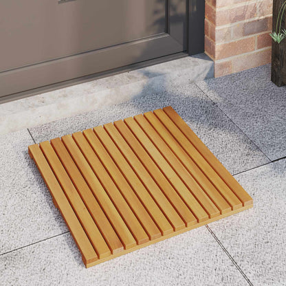 Badmat Effen Bruin 50 x 50 cm Hout