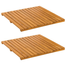 Badmat Effen Bruin 50 x 50 cm Hout