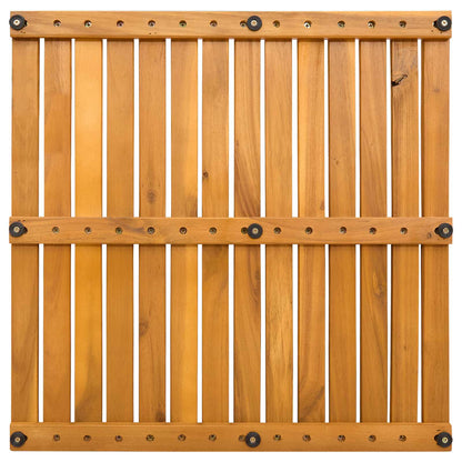 Badmat Effen Bruin 50 x 50 cm Hout