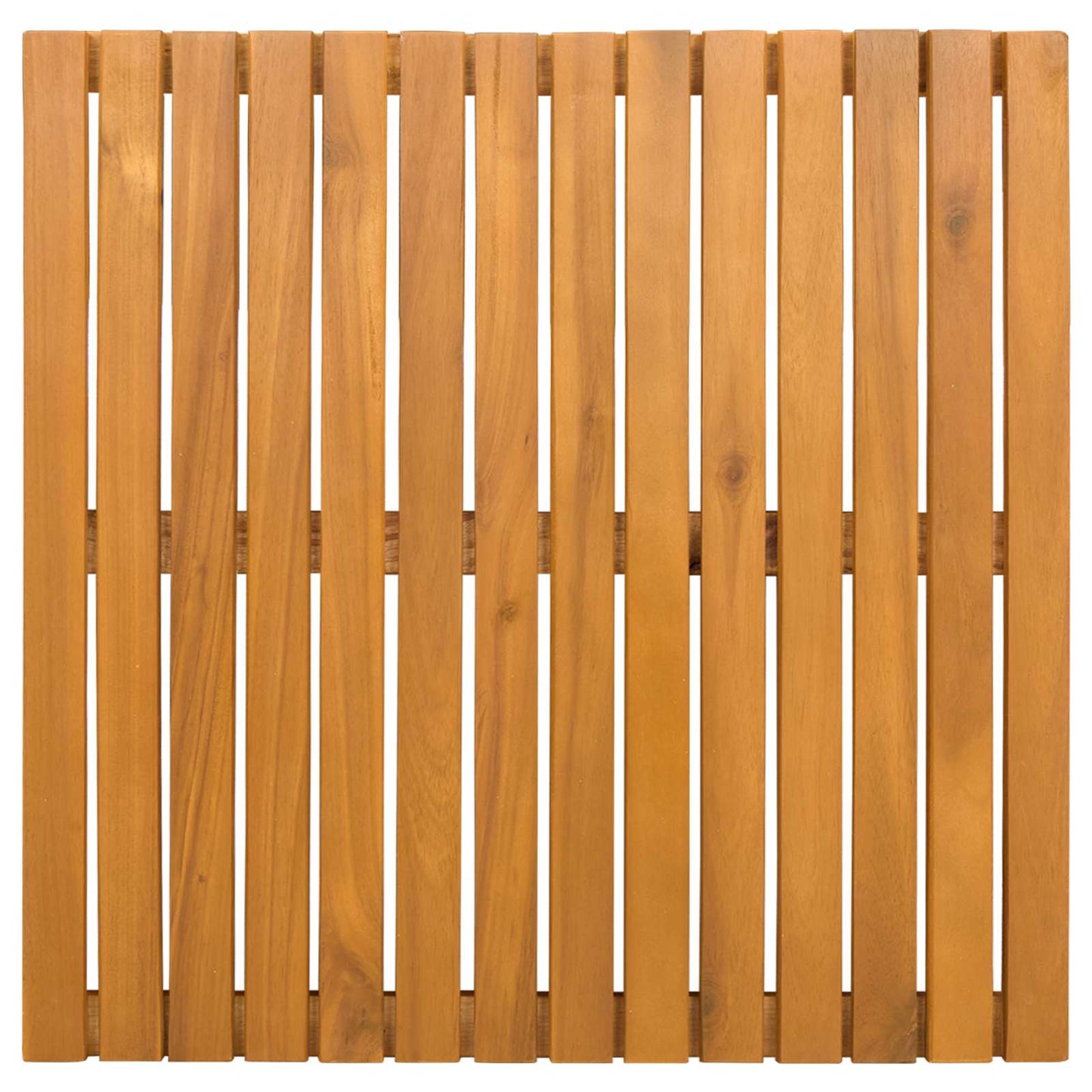 Badmat Effen Bruin 50 x 50 cm Hout