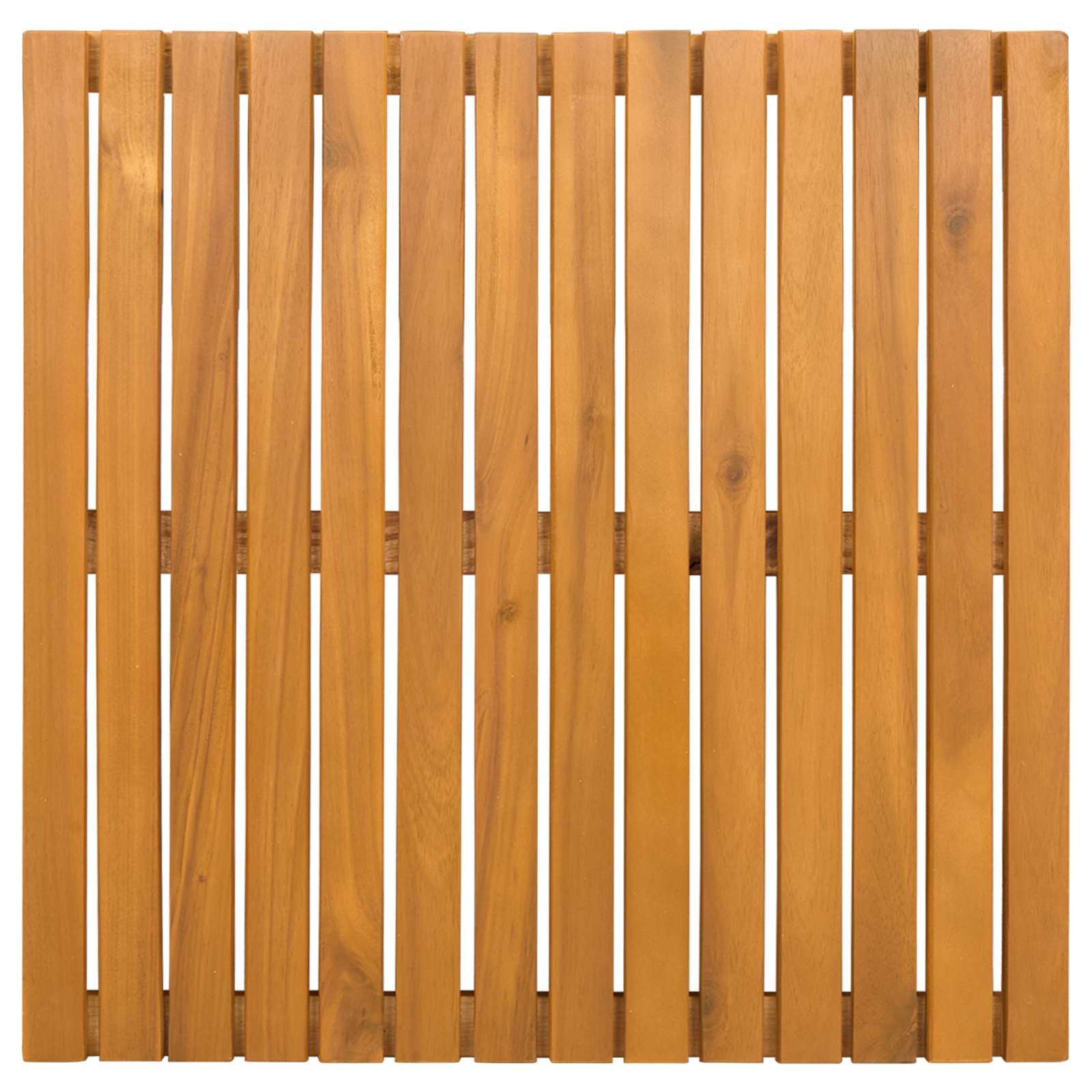 Badmat Effen Bruin 50 x 50 cm Hout