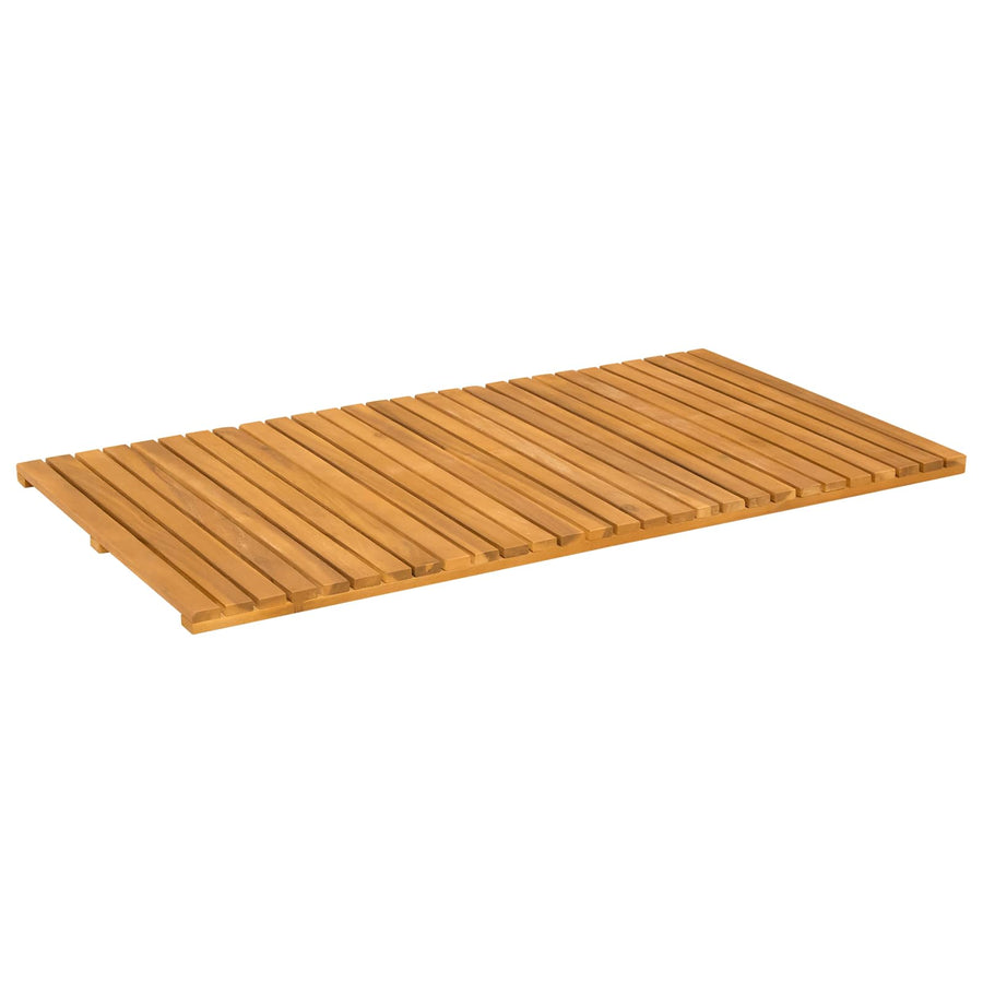 Badmat Effen Bruin 100 x 55 cm Hout